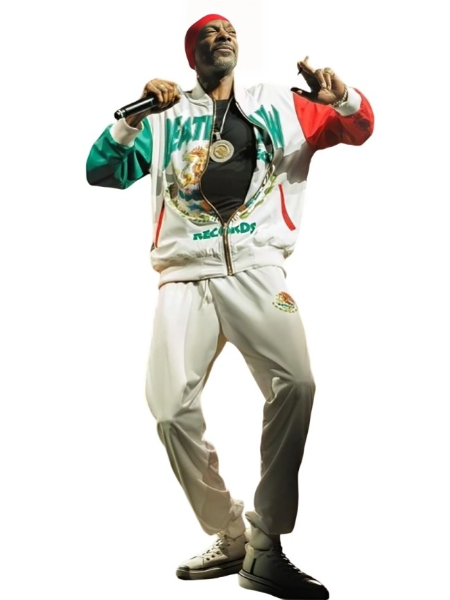 Exodo Tour Snoop Dogg Death Row Records White Tracksuit