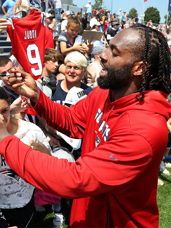 Go Pats Red Hoodie Matthew Judon