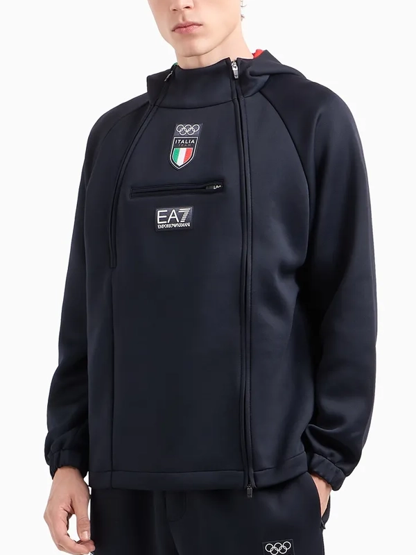 Italia Olympic Zip Up Hoodie 2024