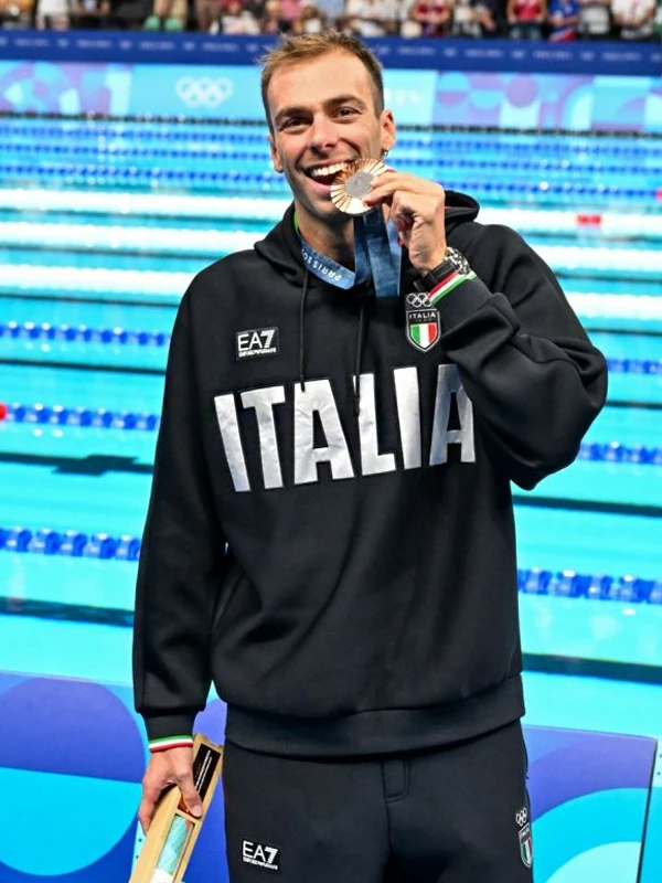 Italia Olympics Hoodie Black