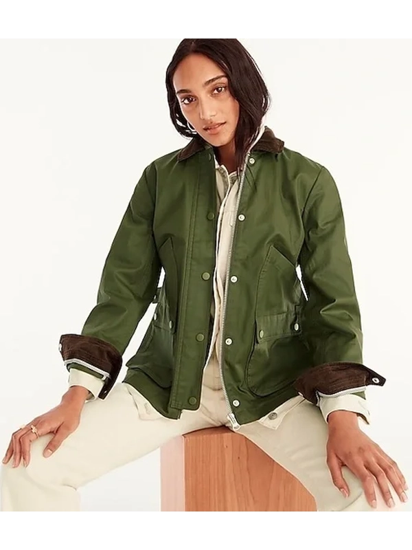 J.Crew Barn Jacket Green