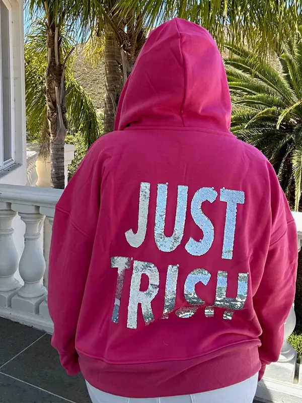 Just Trish Hoodie Pink