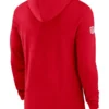 Kansas City Chiefs Red Sideline Hoodie Long Sleeve T-Shirt