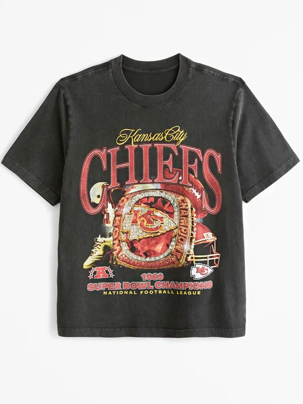 Kansas City Chiefs Vintage-Inspired Graphic Tee