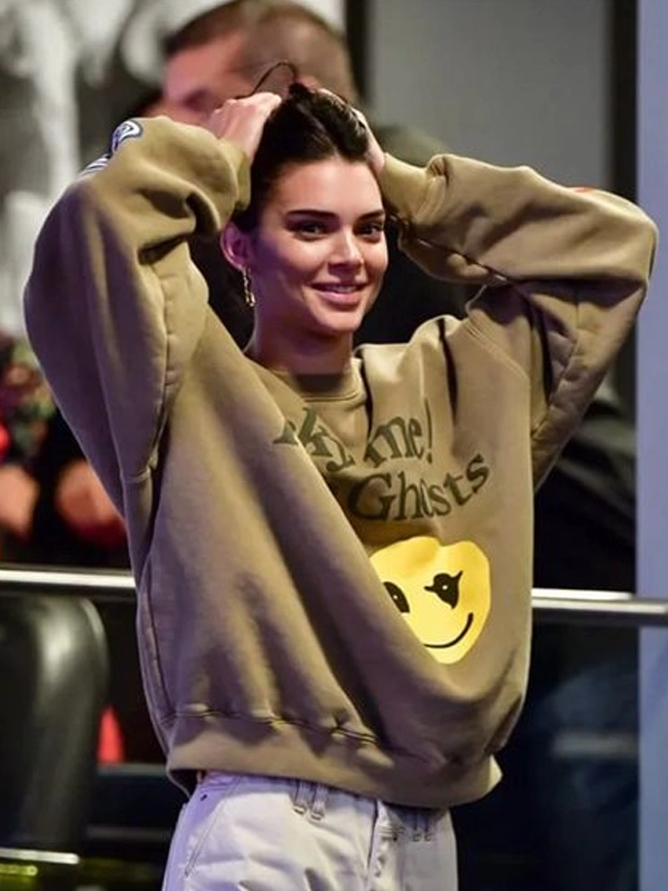 Kendall Jenner Lucky Me See I Ghosts Crewneck