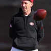 Kyle Shanahan 49ers Black Sideline Hoodie