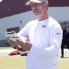 Kyle Shanahan 49ers White Sweatshirt