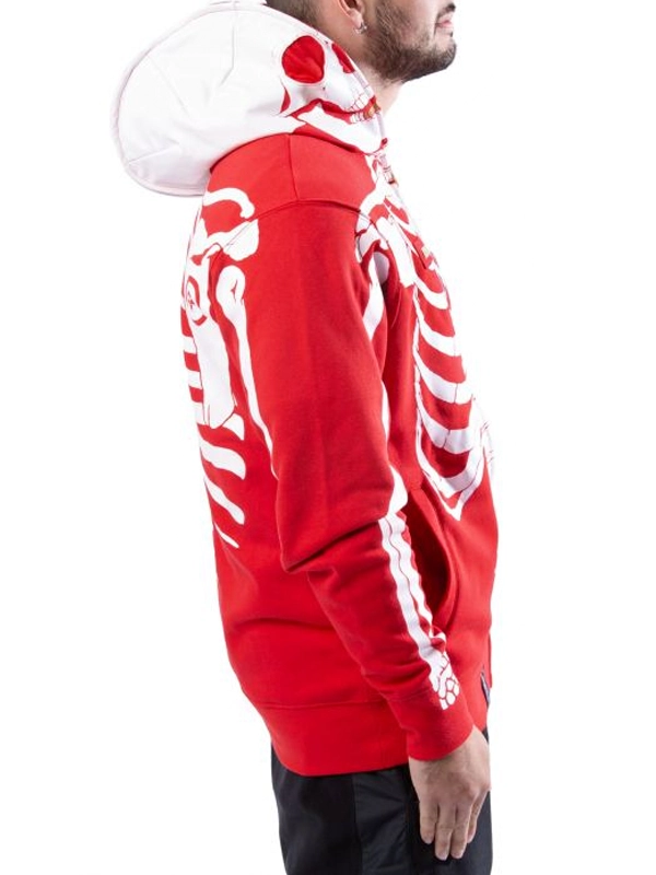 LRG Dead Serious Red Zip-Up Hoodie