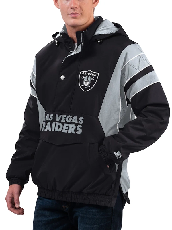 Las Vegas Raiders Starter Half-Zip Jacket