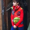 Lily Collins Emily in Paris S04 Puffer Vest