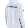 Los Angeles Rams Sideline Club White Hoodie