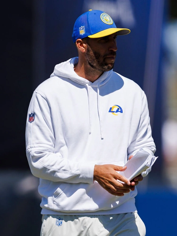 Los Angeles Rams White Sideline Hoodie