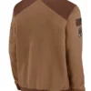 Men's Nike Brown Denver Broncos Salute To Service Full-Zip Bomber Jacket