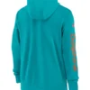 Miami Dolphins Sideline Club Blue Full-Zip Hoodie