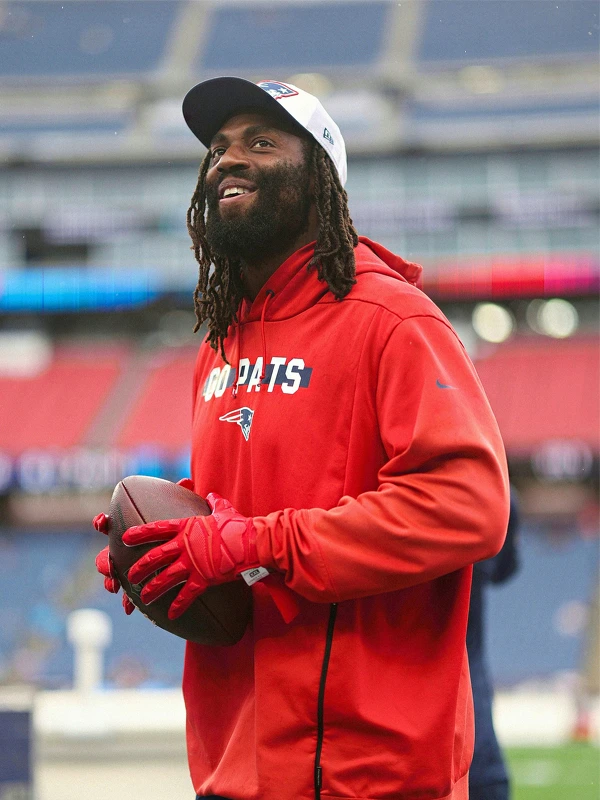 New England Patriots Matthew Judon Red Hoodie