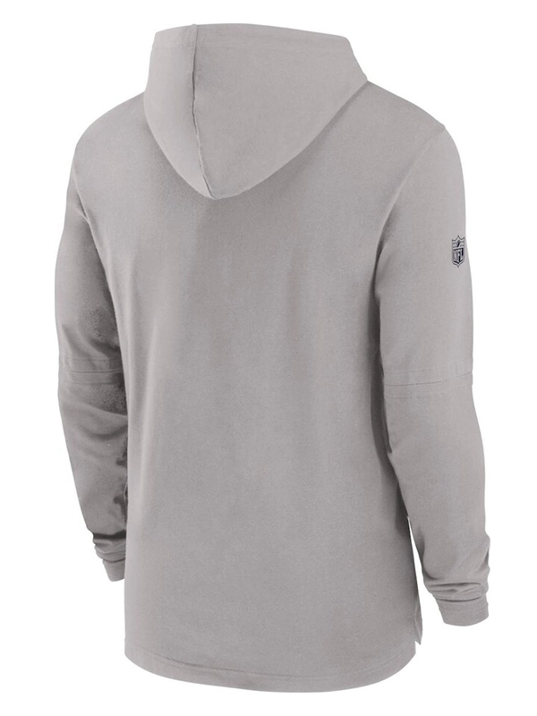 Dallas Cowboys Gray Sideline Hoodie Long Sleeve T shirt