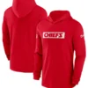 Nike Red Kansas City Chiefs Sideline Hoodie Performance Long Sleeve T-Shirt