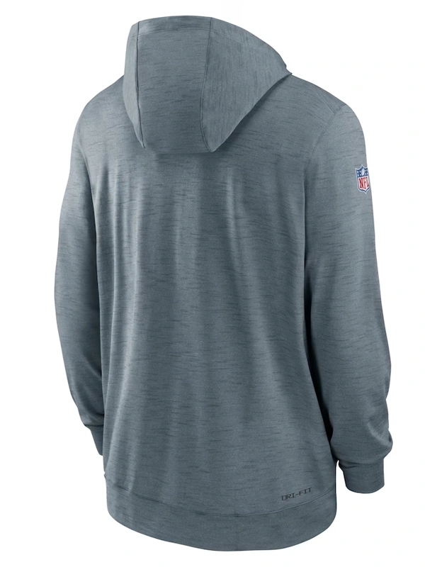 Nike San Francisco 49ers Grey Full-Zip Hoodie