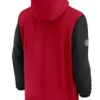 Nike San Francisco 49ers Sideline Pre-Game Player Half-Zip Hoodie Jacket