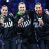 Olympics 2024 Italia Black Hoodie