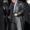 Oswald Cobblepot Black Leather Coat The Penguin