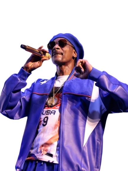 Paris 2024 Olympics Snoop Dogg Purple Bomber Jacket