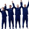 Paris 2024 Olympics Team USA Blue Tracksuit