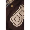 Payday 2 Brown B logo Varsity Cosplay Jacket