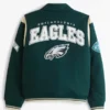 Philadelphia Eagles Green Varsity Bomber Jacket