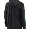 Philadelphia Eagles Sideline Club Black Full-Zip Hoodie