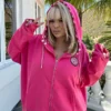 Pink Just Trish Hoodie