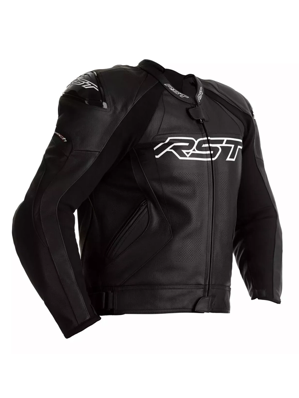 RST Tractech Mens Leather Jacket - Black