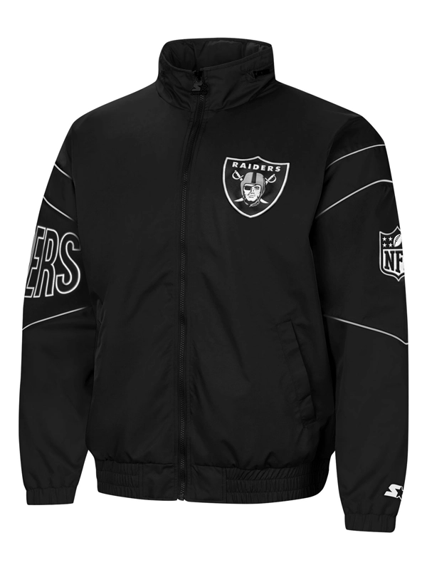 Raiders Al Davis Gust Oxford Jacket Black