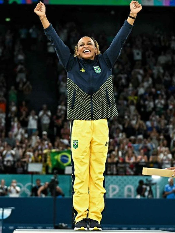 Rebeca Andrade Brazil Olympic Jacket 2024