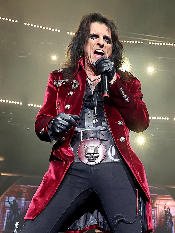 Red Velvet Coat Alice Cooper