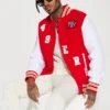 Red and White 49ers Jacket