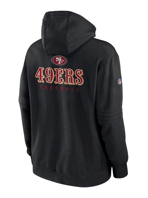 San Francisco 49ers Black Pullover Hoodie