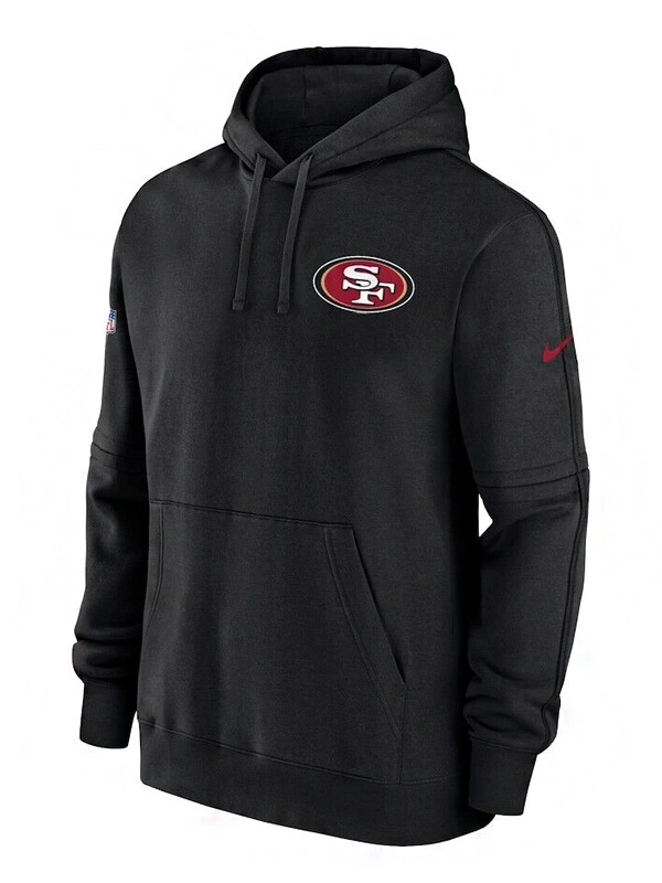 San Francisco 49ers Black Sideline Hoodie