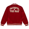 San Francisco 49ers Faithful to the Bay Satin Varsity Jacket