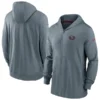 San Francisco 49ers Grey Sideline Team Full-Zip Hoodie