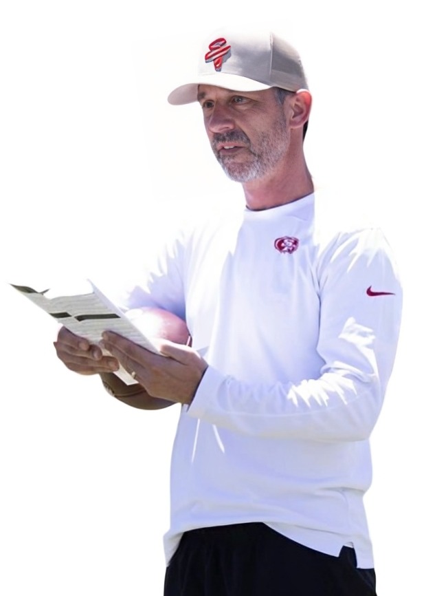 San Francisco 49ers Kyle Shanahan White Crewneck