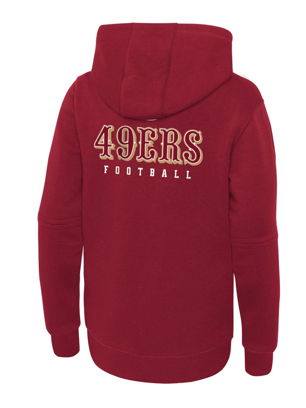 San Francisco 49ers Nike Sideline Hoodie - Red- Youth