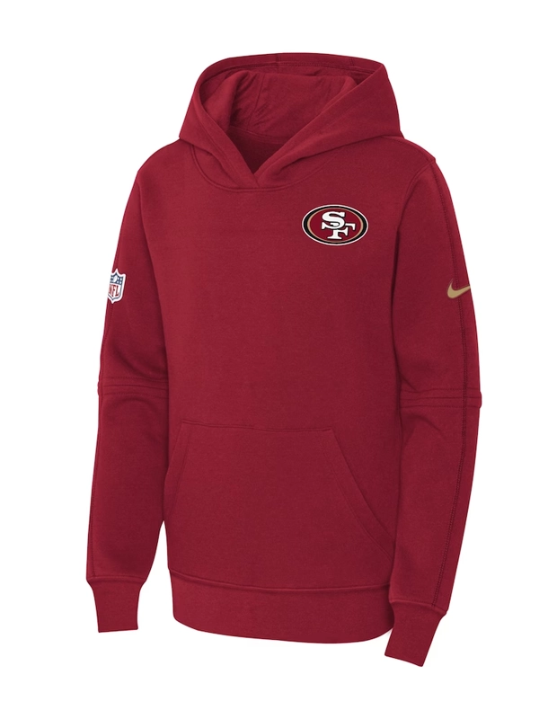 San Francisco 49ers Red Pullover Hoodie