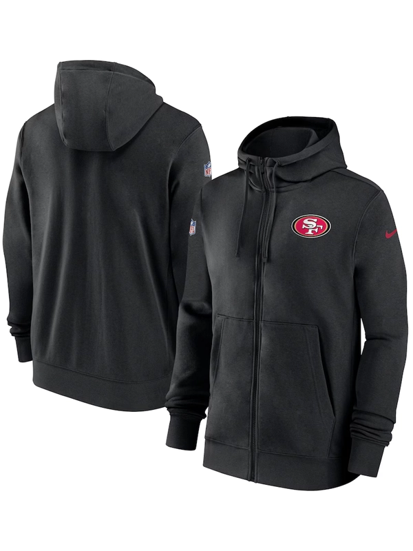 San Francisco 49ers Sideline Club Full-Zip Hoodie