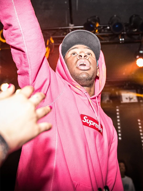 Supreme Pink Hoodie Pink