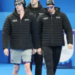 2024 Olympic Team USA Black Puffer Jacket