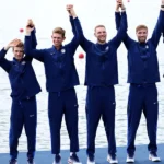 Paris 2024 Olympics Team USA Blue Tracksuit