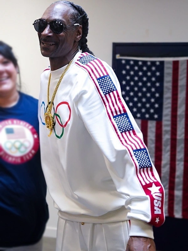 Team USA Snoop Dogg Olympic Sweatshirt White