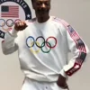 Team USA Snoop Dogg White Olympic Sweatshirt