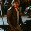 Tom Cruise Olympics Leather Jacket